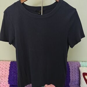 Banana Republic Navy Short Sleeve Tee